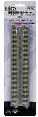 Kato N 9-3/4in Double Track Straight Concrete Ties (2) Kato TRAINS - N SCALE