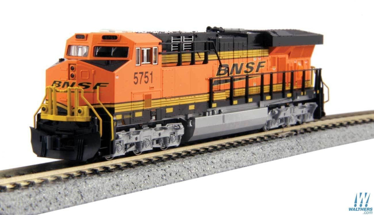 Kato N GE ES44AC GEVO - DCC - Burlington Northern & Santa Fe #5931 (orange, black; Wedge Logo) Kato TRAINS - N SCALE