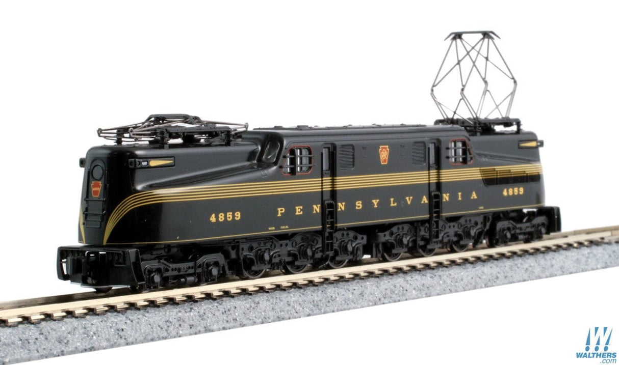 Kato N GG1 Electric - Standard DC - Pennsylvania Railroad #4859 (5-Stripe, Brunswick Green) Kato TRAINS - N SCALE