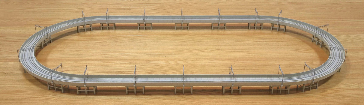 Kato N Unitrack V13 Set - Double-Track Elevated Loop Track Set - Hobbytech Toys