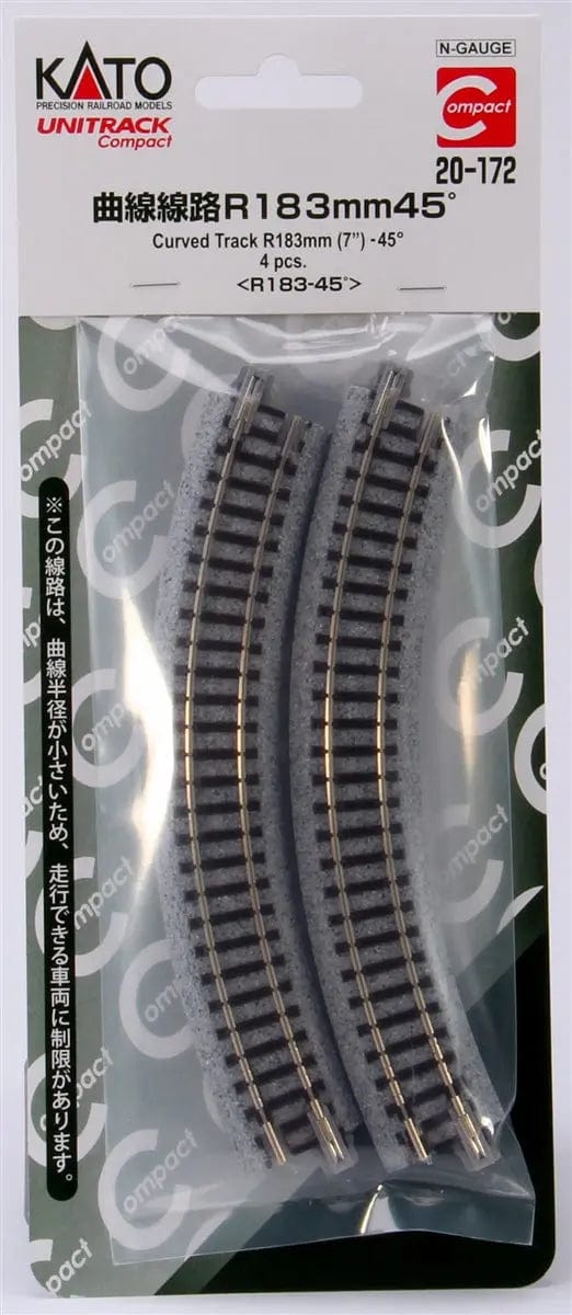 Kato Unitrack N 7in Radius Curves (4) Kato TRAINS - N SCALE