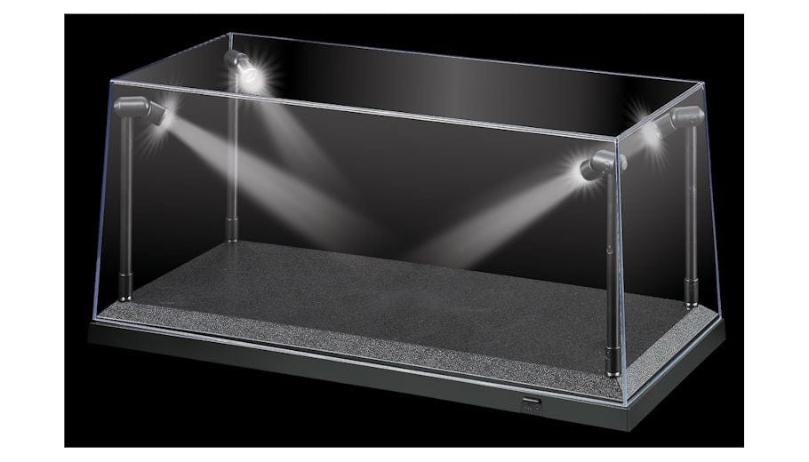 KC 9920 1/18 Black LED Display Case (L) 35.5Cm X (W) 15.6Cm X (H) 16Cm NULL DIE-CAST MODELS