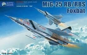 Kitty Hawk 1/48 Mig-25 Rb/Rbt Foxbat Kitty Hawk PLASTIC MODELS