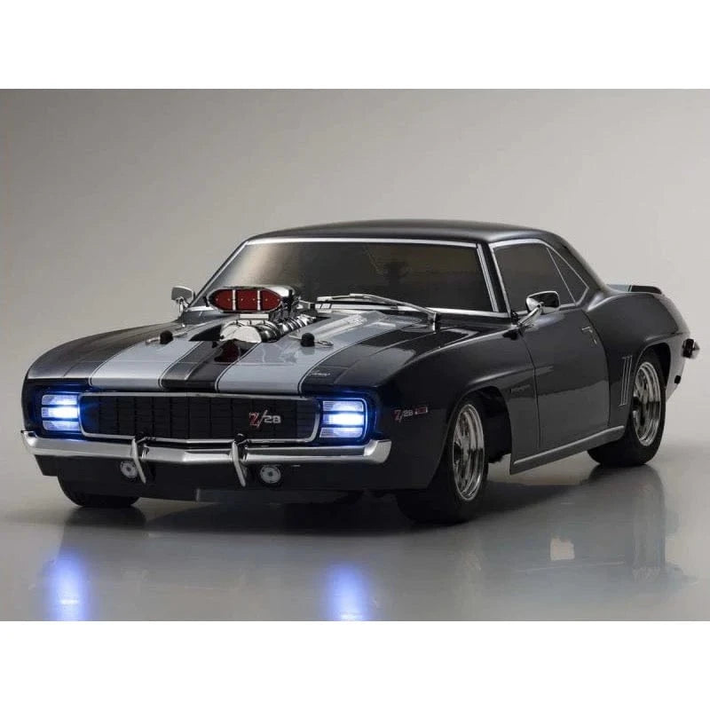Kyosho 34493T1 1/10 EP 4WD Fazer Mk2 1969 Chevy® Camaro® Z/28 RS Supercharged VE Tuxedo Black - Hobbytech Toys