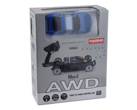 Kyosho Mini-Z AWD Nissan Skyline GT-R Blue Readyset Kyosho RC CARS