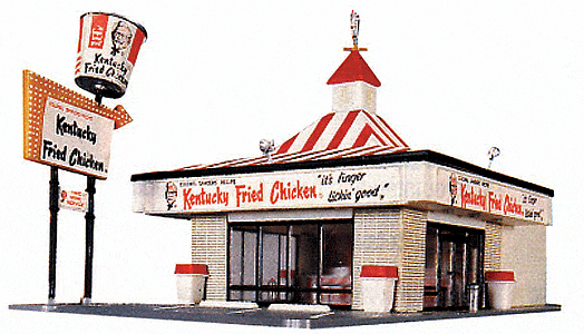 Life-Like 1394 HO Kentucky Fried Chicken Drive In Kit Life-Like TRAINS - HO/OO SCALE