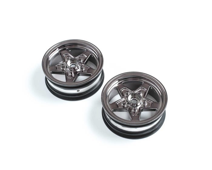 Losi 43049 Black Chrome Front Wheel, 2pcs, 22S Drag Losi RC CARS - PARTS