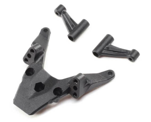 Losi LOS211011 Front Bulkhead and L/R Brace, Mini T 2.0 Losi RC CARS - PARTS