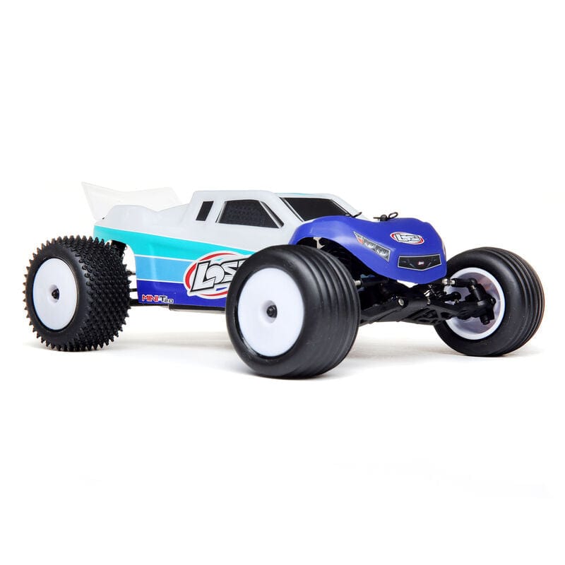 Losi Mini T 2.0 Brushless RTR 1/18 2wd Stadium Truck Blue Losi RC CARS