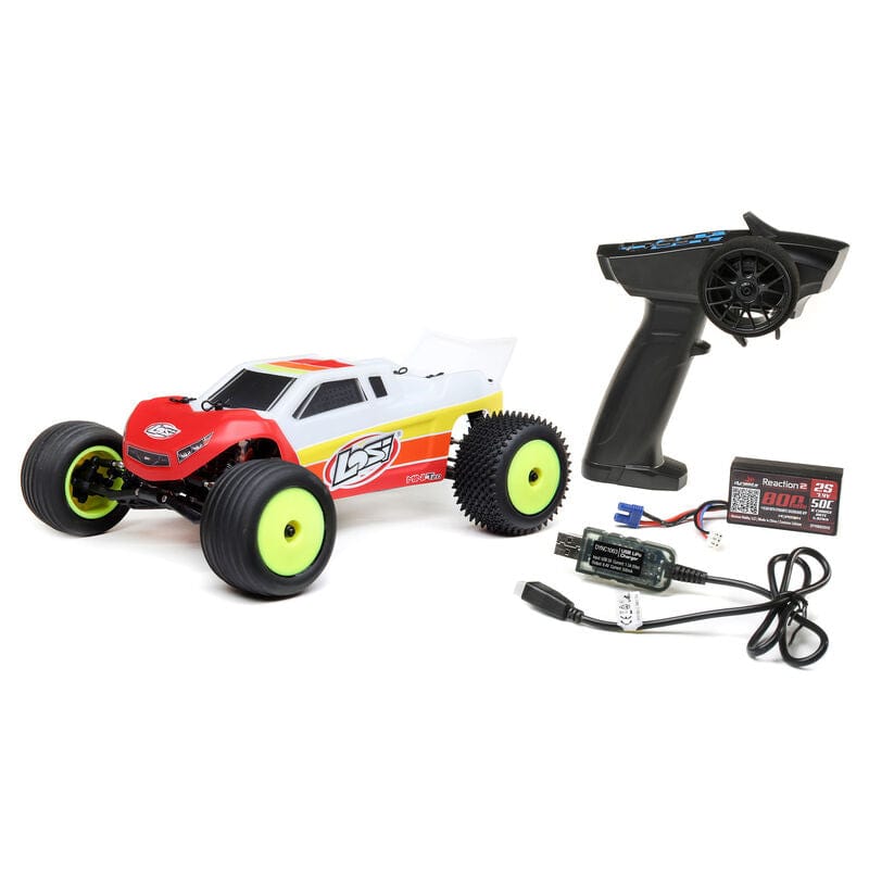Losi Mini T 2.0 Brushless RTR 1/18 2wd Stadium Truck Red Losi RC CARS