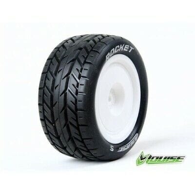 Louise 3188SWKR E-Rocket 1/10 Buggy Rear Tyres - Premounted (2) Louise RC RC CARS - PARTS