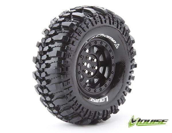 Louise 3231VB 1.9inch CR-Champ Super Soft Crawler Tyres Pre-Mounted (2) Louise RC RC CARS - PARTS
