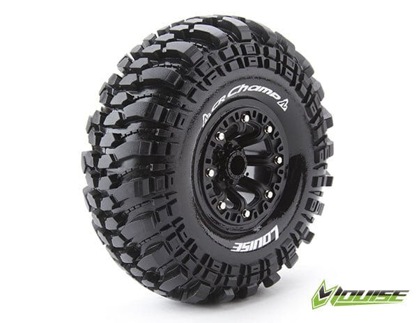 Louise 3236VB 2.2inch CR-Champ Super Soft Crawler Tyres Pre-Mounted (2) Louise RC RC CARS - PARTS