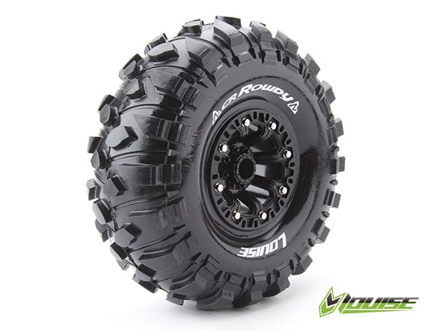 Louise 3238VB 2.2inch CR-Rowdy Super Soft Crawler Tyres Pre-Mounted (2) Louise RC RC CARS - PARTS