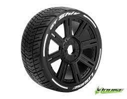 Louise 3284VB GT SHIV 1/8 Wheel & Tyre Treaded Soft MFT (2) Louise RC RC CARS - PARTS