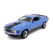 Maisto 1/18 1970 Ford Mustang Mach 1 - Blue - Hobbytech Toys