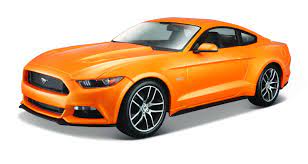 Maisto 1/18 2015 Ford Mustang Coupe - Met Orange - Hobbytech Toys