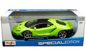Maisto 1/18 2017 Lamborghini Centenario - Light Green Maisto DIE-CAST MODELS