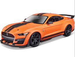 Maisto 1/18 2020 Ford Mustang Shelby GT-500 (CFTP) - Orange - Hobbytech Toys
