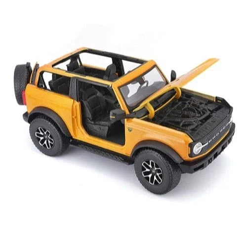 Maisto 1/18 2021 Ford Bronco Badlands - Orange - Hobbytech Toys