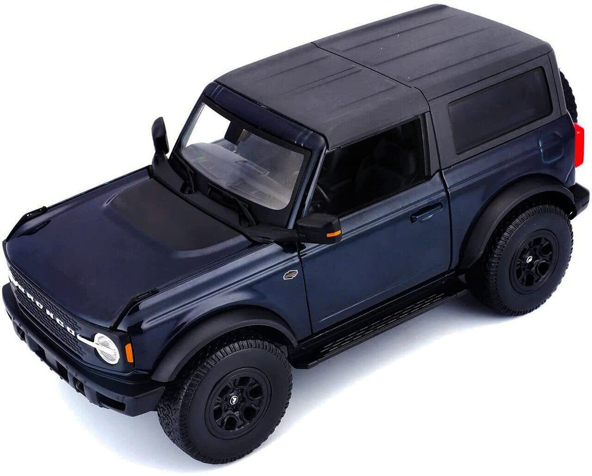 Maisto 1/18 2021 Ford Bronco Wildtrack - Blue - Hobbytech Toys