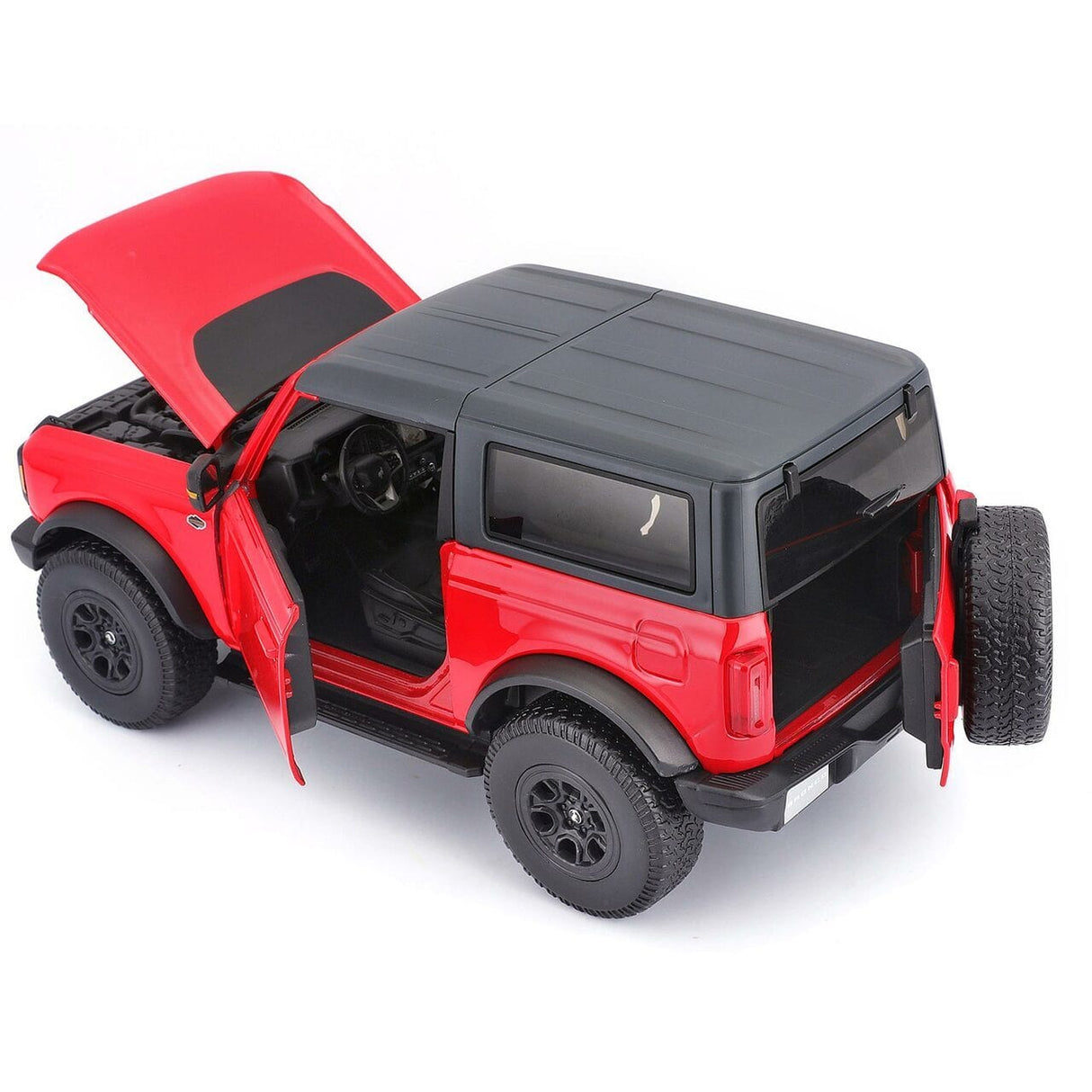 Maisto 1/18 2021 Ford Bronco Wildtrack - Red - Hobbytech Toys