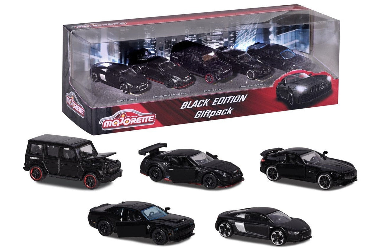Majorette Black Edition 5pc Gift Pack - Hobbytech Toys