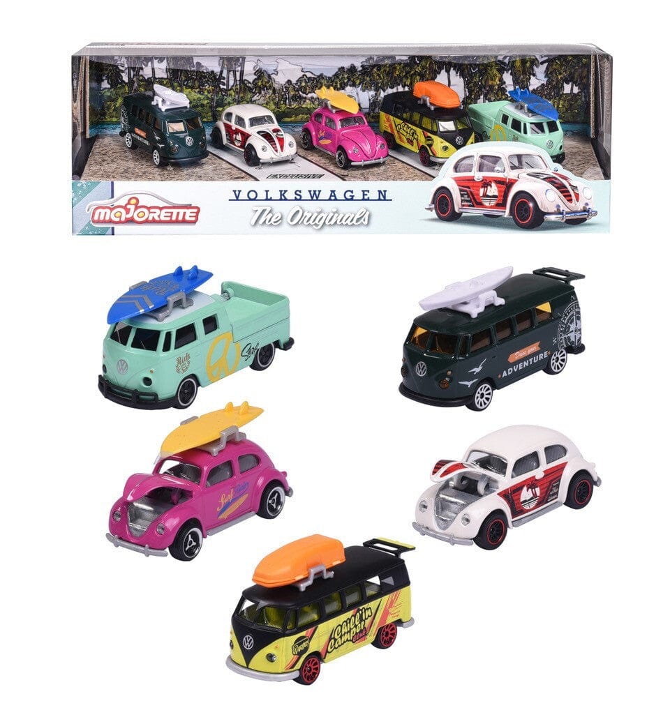 Majorette Volkswagen 5pc Gift Pack - Hobbytech Toys