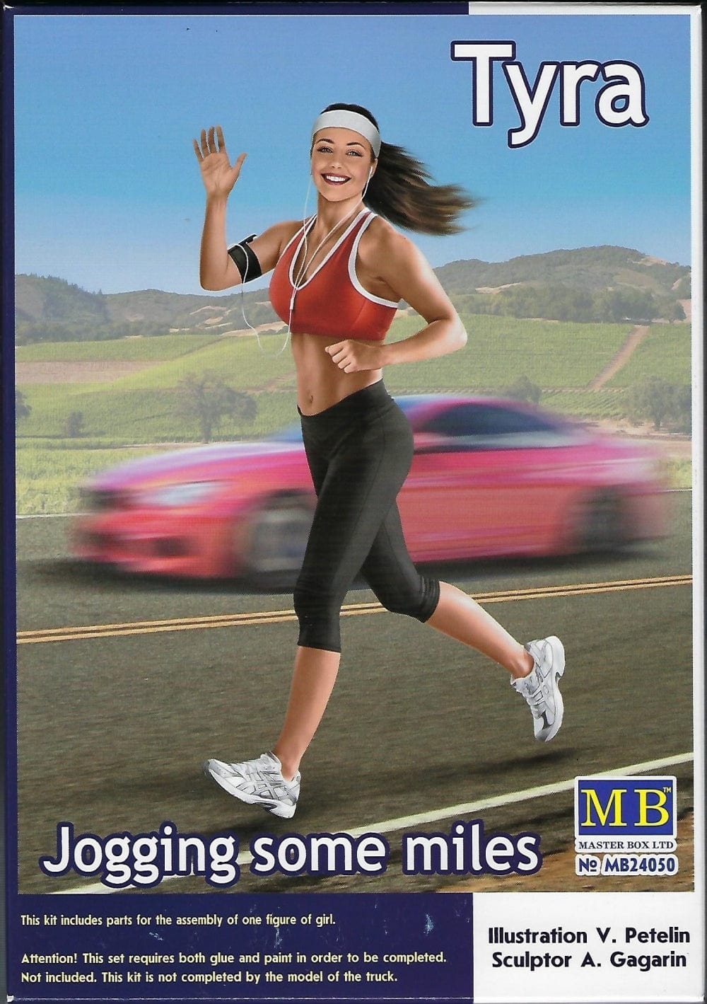 Master Box 1/24 Jogging Some Miles. Tyra Master Box Ltd PLASTIC MODELS