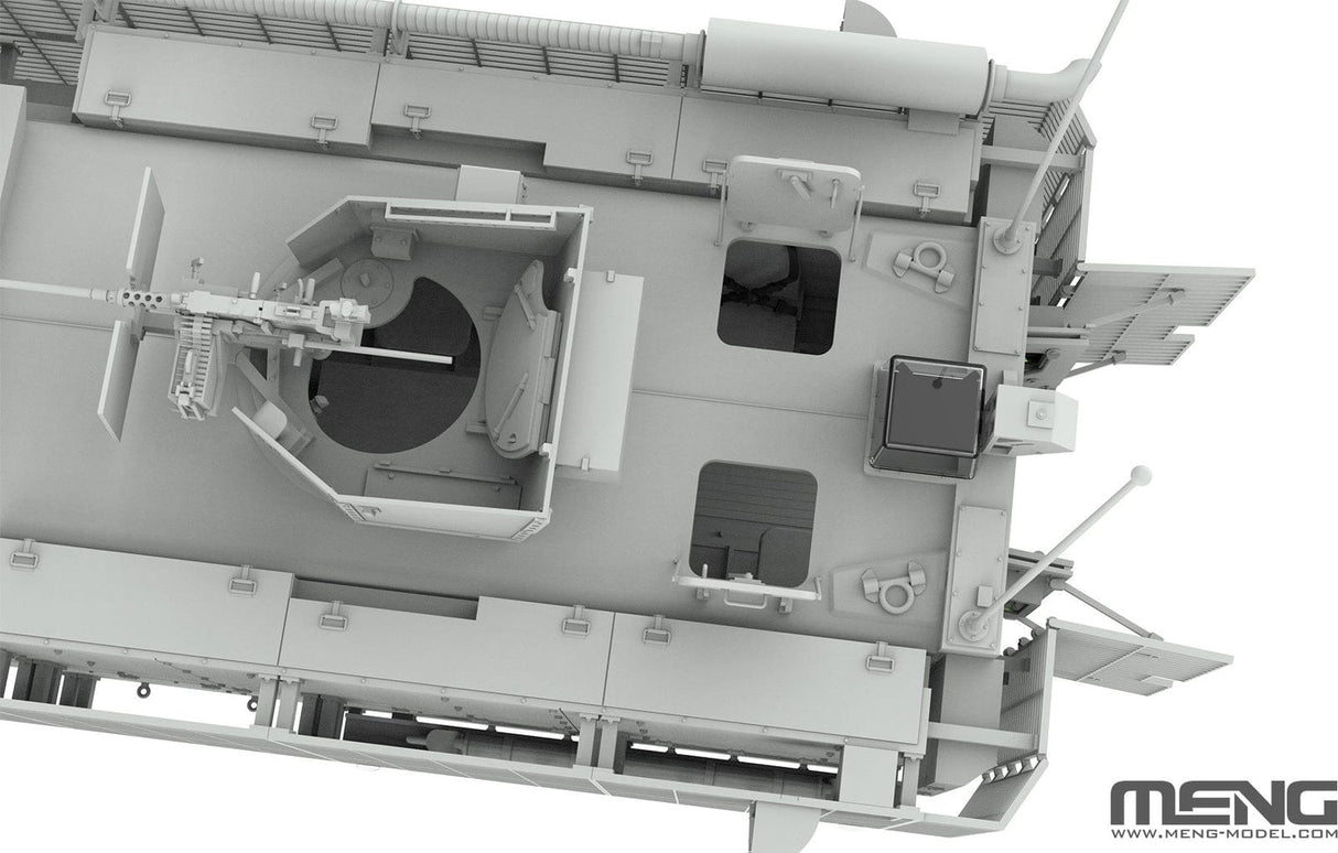 Meng 1/35 British Mastiff 2 6X6 Wheeled Protected Patrol Vehicle Plastic Model Kit - Hobbytech Toys