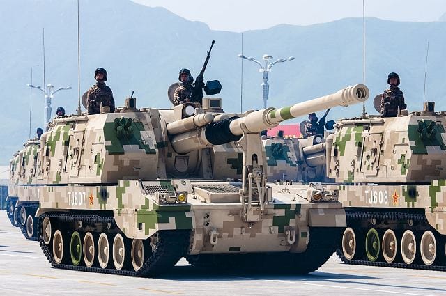 Meng 1/35 Chinese PLZ05 155mm Self-Propelled Howitzer Plastic Model Kit - Hobbytech Toys