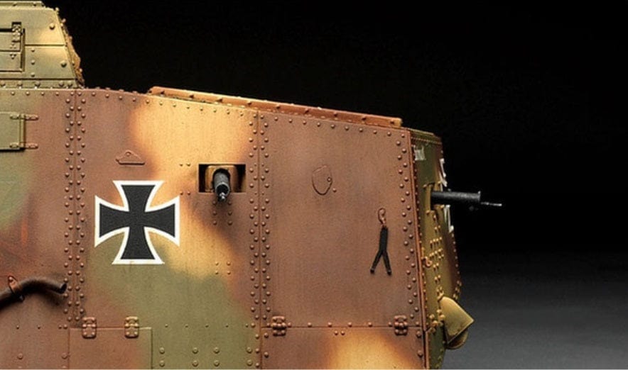 Meng 1/35 German A7V Tank(Krupp) Plastic Model Kit - Hobbytech Toys