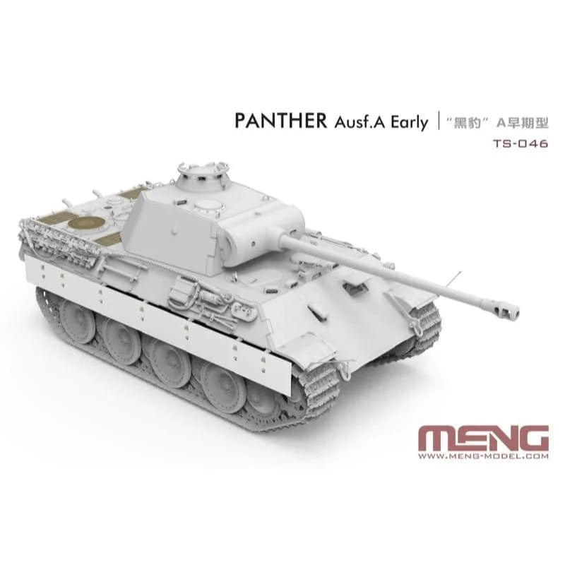 Meng 1/35 German Medium Tank Sd.Kfz.171 Panther Ausf.A Early Plastic Model Kit - Hobbytech Toys