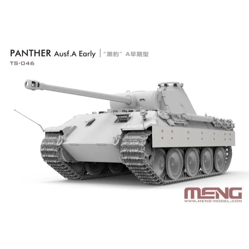 Meng 1/35 German Medium Tank Sd.Kfz.171 Panther Ausf.A Early Plastic Model Kit - Hobbytech Toys
