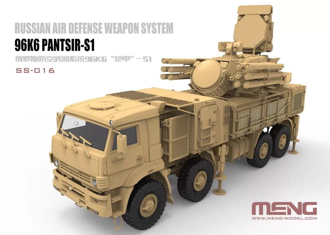 Meng 1/35 Russian Air Defense Weapon System 96K6 Pantsir-S1 Plastic Model Kit - Hobbytech Toys