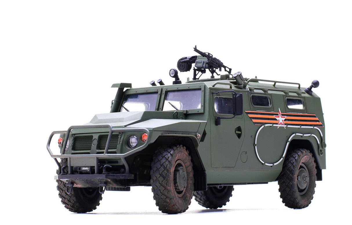 Meng 1/35 Russian GAZ 233115 Tiger-M SPN SPV Plastic Model Kit - Hobbytech Toys