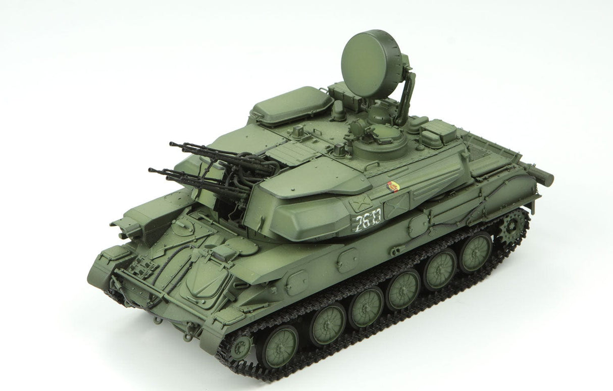 Meng 1/35 Russian ZSU-23-4 Shilka Self-Propelled Anti-Aircraft Gun Plastic Model Kit - Hobbytech Toys