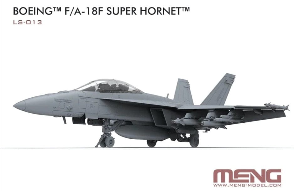 Meng 1/48 Boeing F/A-18F Super Hornet Plastic Model Kit - Hobbytech Toys
