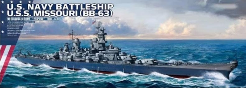 Meng 1/700 U.S. Navy Battleship U.S.S. Missouri (BB-63) Plastic Model Kit - Hobbytech Toys