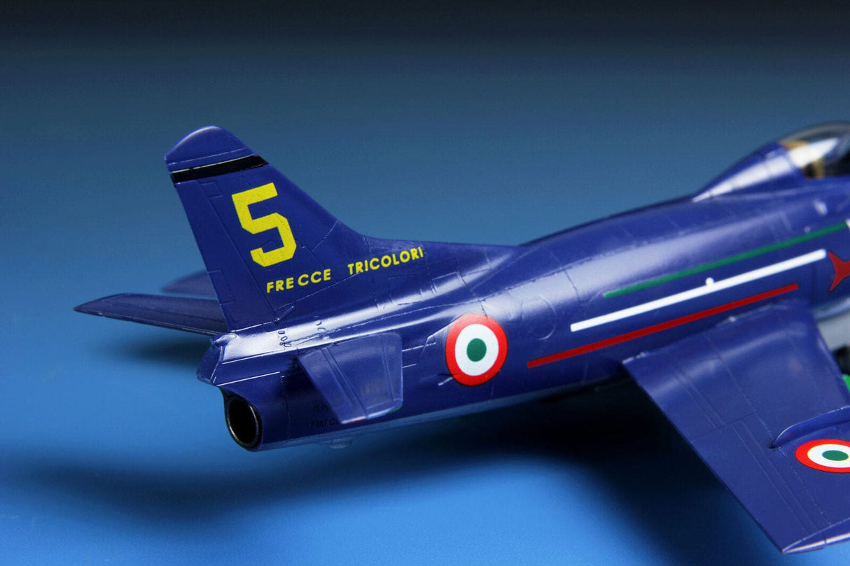 Meng 1/72 G.91R Light Fighter-Bomber Without Badge of FRECCE Tricolori Plastic Model Kit - Hobbytech Toys