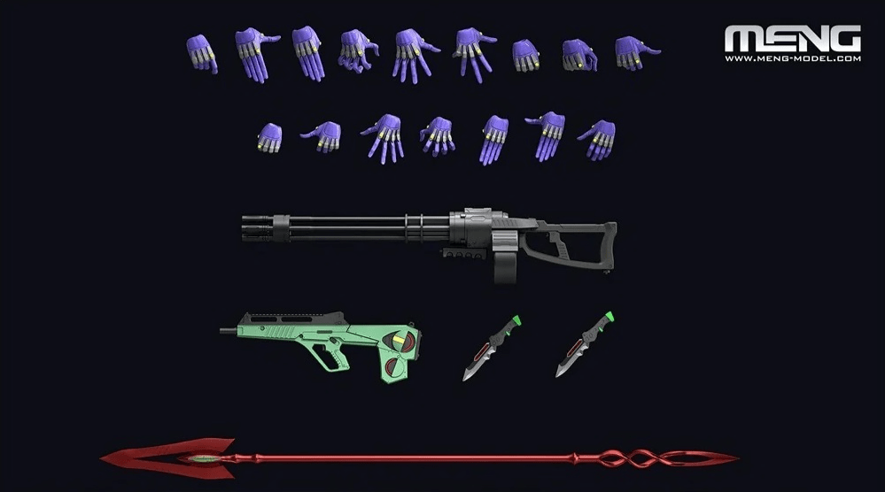 Meng Evangelion Unit-01 Plastic Model Kit - Hobbytech Toys