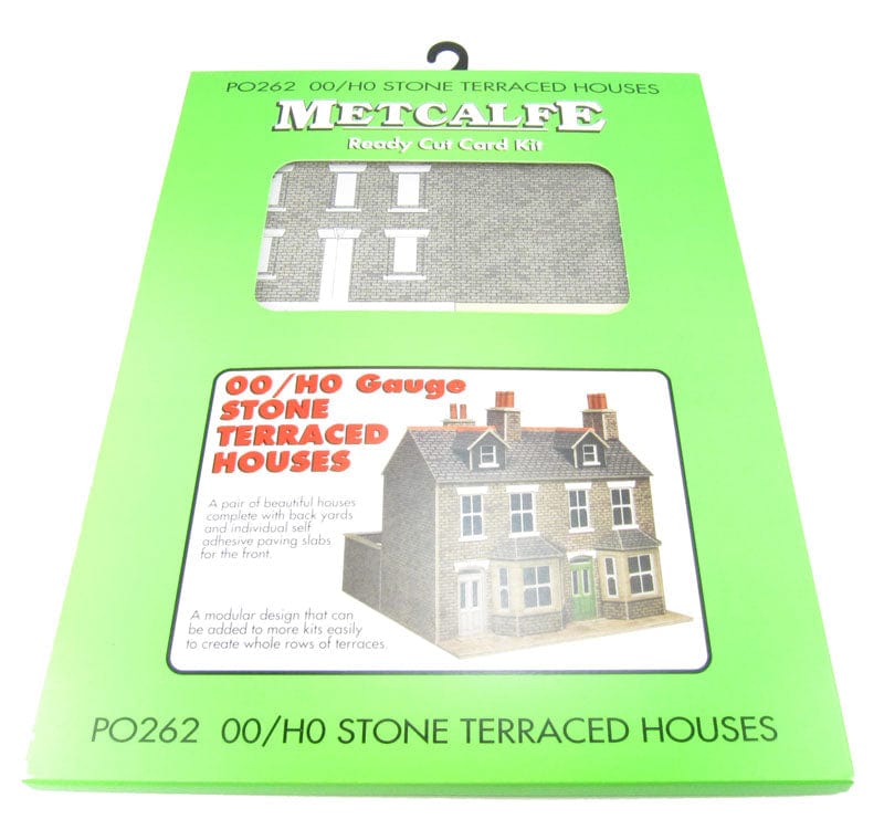 Metcalfe P0262 Oo/Ho Terraced Houses Stone Built Metcalfe TRAINS - HO/OO SCALE