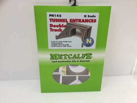 Metcalfe Pn142 N Tunnel Entrances Double Track Metcalfe TRAINS - N SCALE