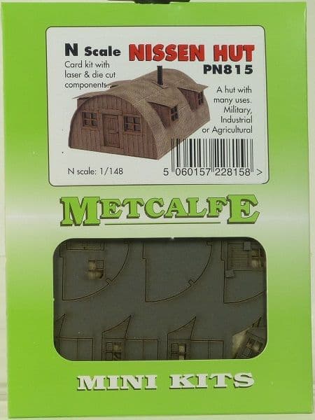 Metcalfe Pn815 N Nissen Hut Metcalfe TRAINS - N SCALE