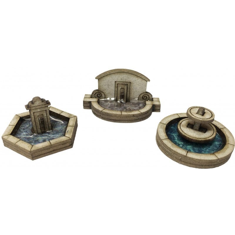 Metcalfe Pn823 N Stone Fountain Set Metcalfe TRAINS - N SCALE