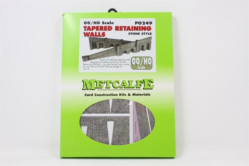 Metcalfe PO249 HO/OO Tapered Retaining Walls Stone Style Metcalfe TRAINS - HO/OO SCALE