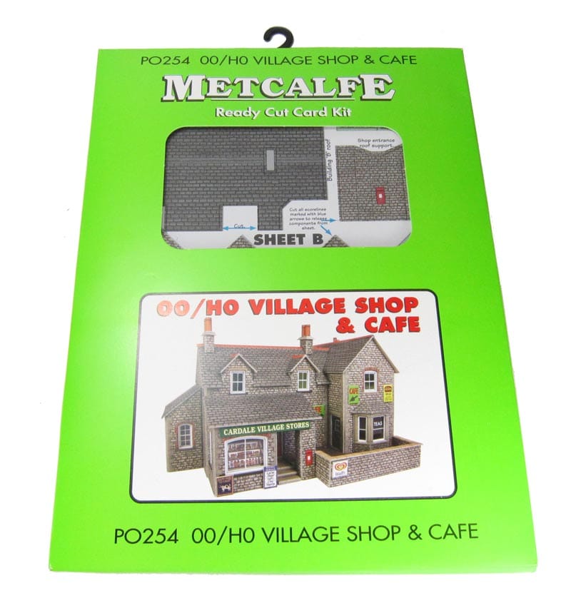 Metcalfe PO254 OO/HO Village Shop And Cafe Kit Metcalfe TRAINS - HO/OO SCALE