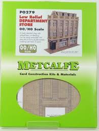Metcalfe PO279 HO/OO Low Relief Department Store Metcalfe TRAINS - HO/OO SCALE