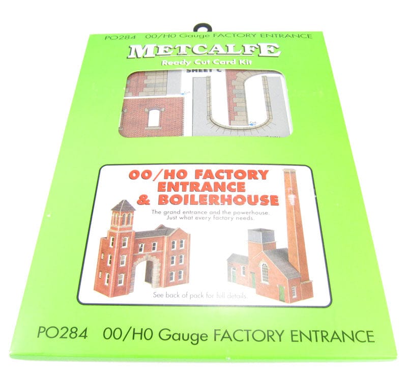 Metcalfe PO284 OO/HO Factory Entrance And BoilerHouse Metcalfe TRAINS - HO/OO SCALE
