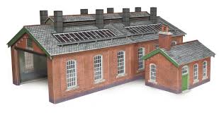 Metcalfe PO313 Double Track Engine Shed Metcalfe TRAINS - HO/OO SCALE